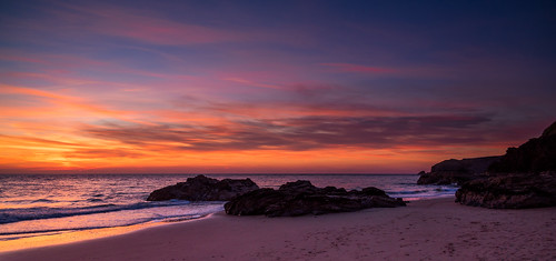 uk sunset sea sky panorama sun sunlight seascape beach wales clouds landscape coast sand unitedkingdom britain ceredigion llangrannog