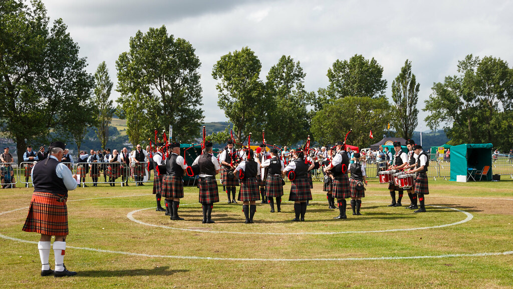 Williamwood Pipe Band | Competing at the Scottish Pipe Band … | Flickr