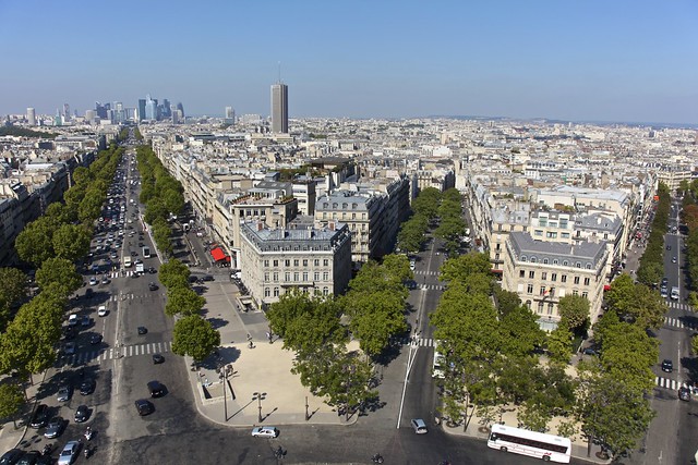 View of Paris from the Arc de Triomphe, Paris