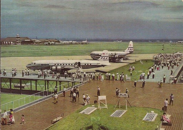 Tokyo Haneda Airport (HND) postcard - 1950's