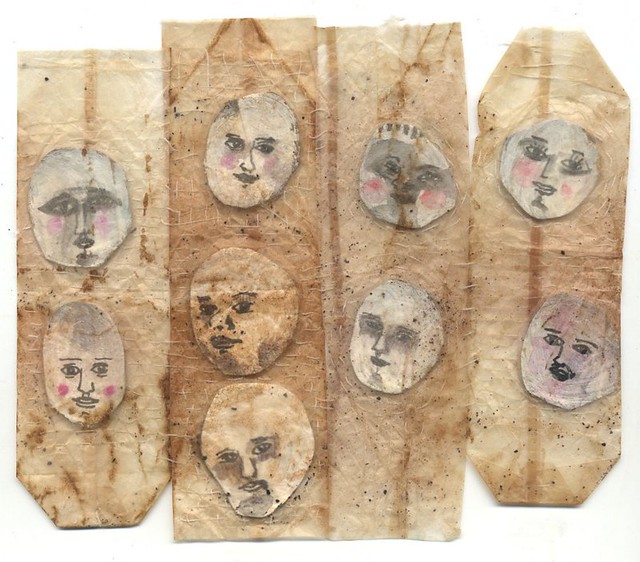 Gesichter in Teebeuteln - faces in teabags