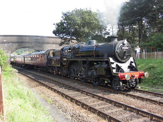 BR Standard 4 76084 at Weybourne on The North Norfolk Railway 29/08/13