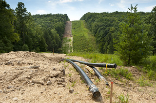 Land clearing for shale gas pipeline, Pennsylvania USA | by Beyond Coal and Gas