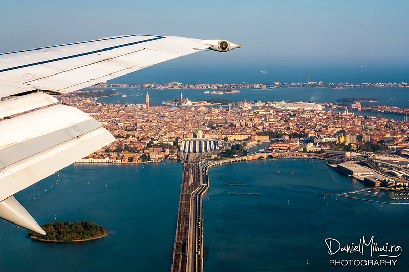 Venice from the airplane by Daniel Mihai