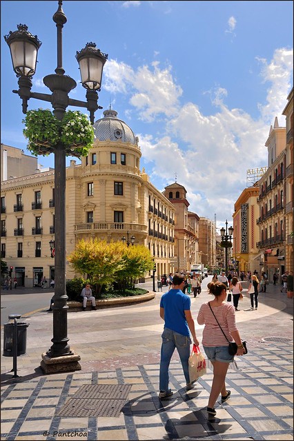 Granada : Calle Puerta Real de España