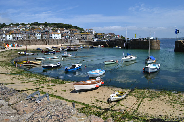 Mousehole harbour Cornwall
