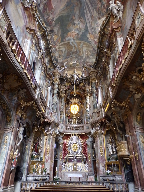 Interior, the Asamkirche