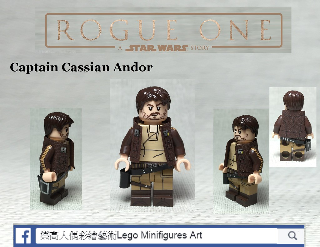 Lego Star Wars-Cassian Andor avec Blaster de Set 75171/sw813 NEUF a23