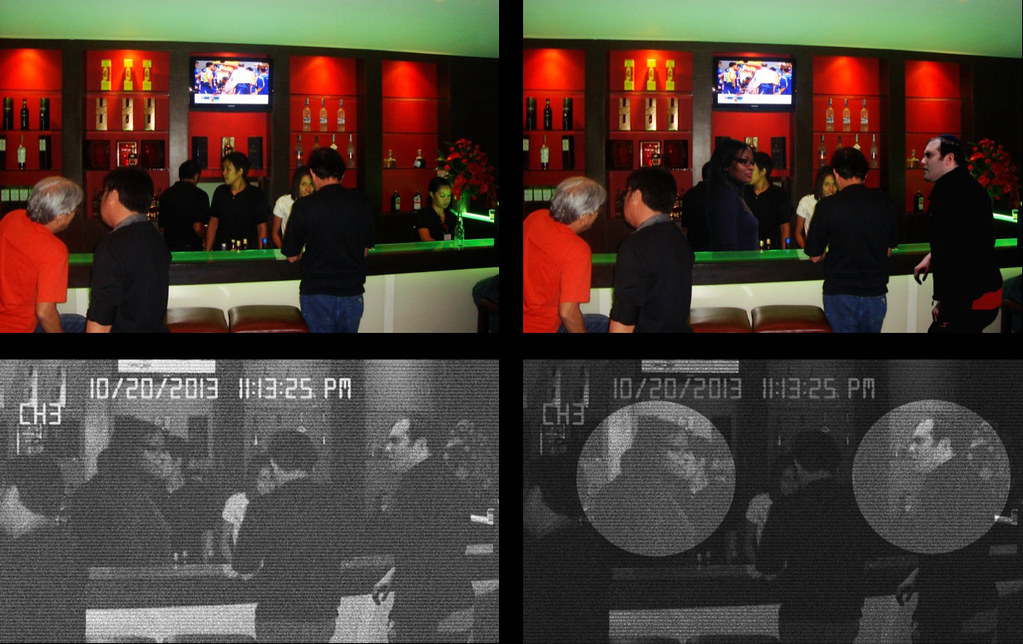 Bar security cam 4 pic - Sequence of pictures to create the … - Flickr