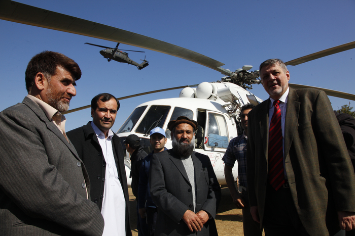 UN Secretary-General's Special-Representative Ján Kubiš visits Jalalabad: 11 February 2014