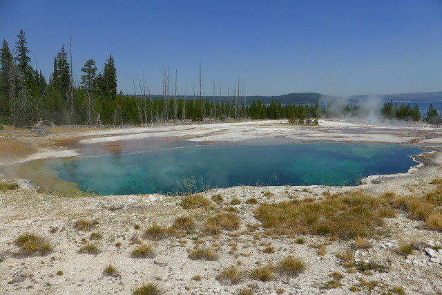 Unidentified Pool at West Thumb Geyser Basin at Yellowstone NP, WY