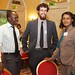 The Ambassador of Ethiopia, Mrs Lela-alem Gebreyohanes Tedla and David Ojara and Andrew Barker from Gorta