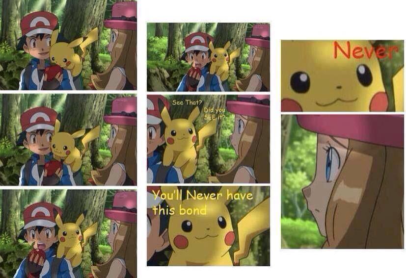 Pikachu Showing Serena Who S Boss Pokemon Fans Tumblr Com Pokemonfans Net A Photo On Flickriver