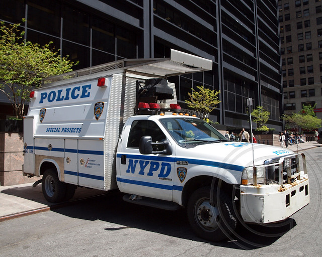 NYPD Special Projects Police Truck, World Trade Center, New York City