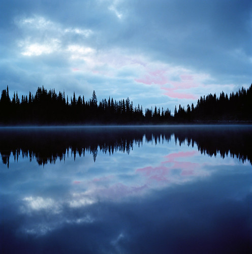 Sunrise/sunrise by Zeb Andrews, Sunrise over Reflection Lake up at Mt. Rainier from Labor Day weekend.  Wendi, Owen and I made our a
