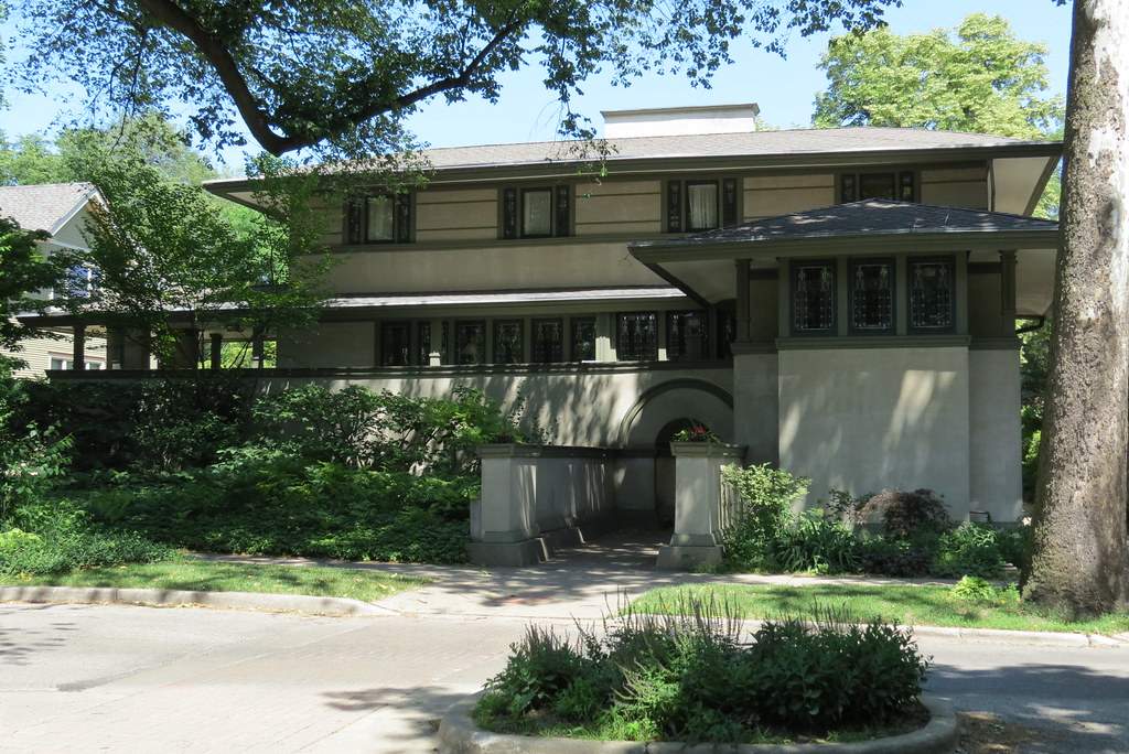 Thomas House | Oak park, Il. Frank Lloyd Wright, Architect. | James ...