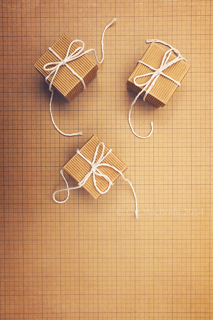 brown paper packages tied up with string...