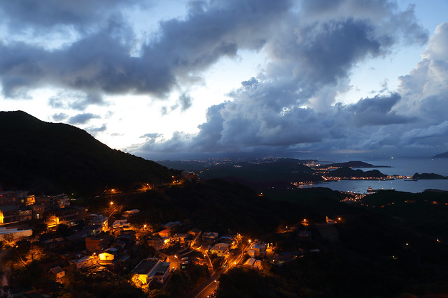 NIGHT VIEW FROM JIUFEN OLD TOWN