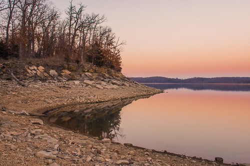 Stockton Lake HDR 2 by chrisk1808, My first go at bracketing.lake reflection sunset hdr bracketing