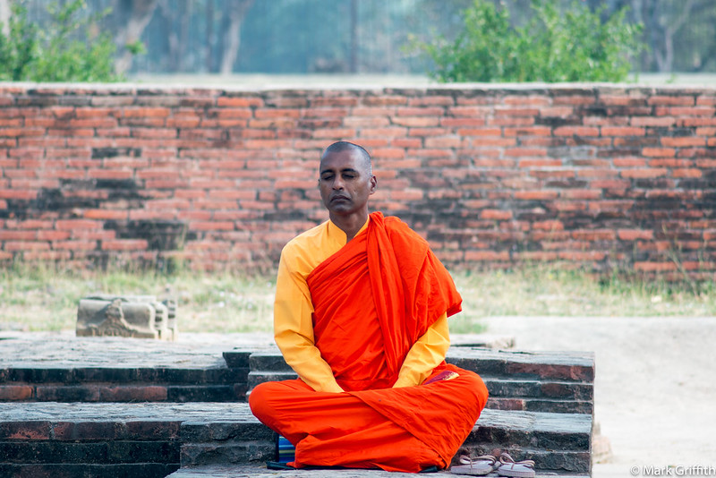 Meditating Monk