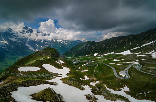 road snow alps rock clouds landscape austria nikon glacier tokina hdr blending grossglockner d300s marekkijevský