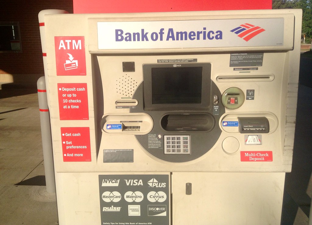 First atm. Bank of America Банкомат. Банкоматы в США ATM. Bank of America разбитый Банкомат. Bank of Georgia Интерфейс банкомата.