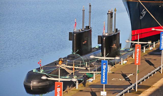 Norwegian Submarines S300 and S303 at Leith,Scotland