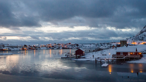 2017 oru norway lofoten reine 169 widescreen sea fjord ocean seascape houses village mountain reflection sunrise ice winter clouds katieperry snow