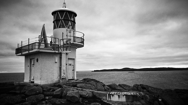 Burra Lighthouse #Atlantic #shetland #Scotland #sea #coast