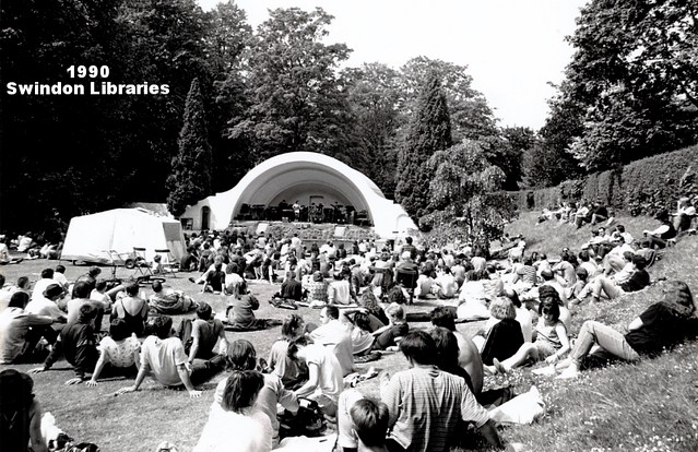 1990: Concert at the Town Gardens, Swindon