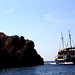 Kornati island. Pirate ship look alike.