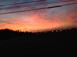 #flickrSunrises #sunrisesonflickr #sunrise #orange #purple #blueskies #blue #red #horizon #iphonephotography #skyfullofcolor