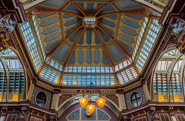 Roof - Leadenhall Market (City of London) (High ISO)  Fujifilm X70 28mm f2.8 APS-C Compact (1 of 1)