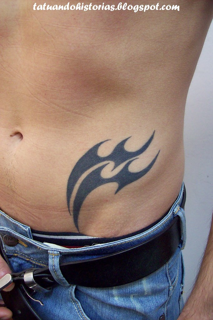 black ink aquarius tattoo ideas on waist #102 - a photo on Flickriver