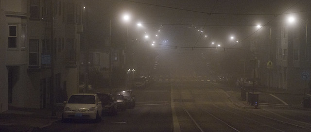 Foggy Night in The Sunset, San Francisco (@014)