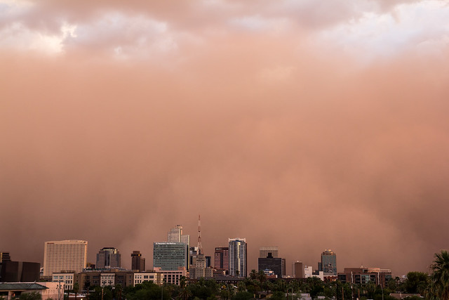 Downtown and dust