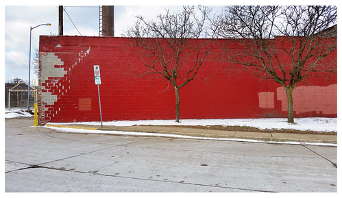 pittsburgh urbanlandscape wall red