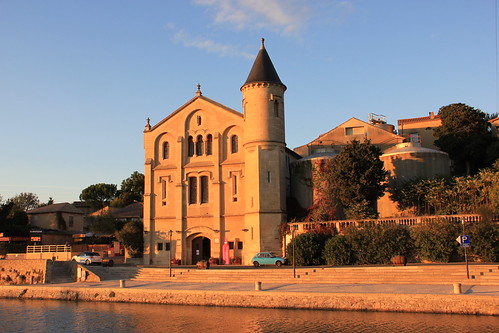 Chateau Ventenac by Luke Shepherd2009, Chateau Ventenac on the Canal du Midi, Ventenac en Minervois, South of France.sunset france canal ch