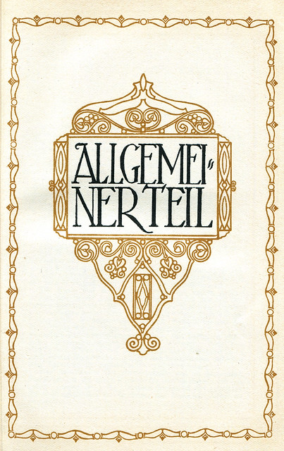 Ein Kapittelblatt des Kataloges der würtenbergischen Bauausstellung 1908 in Stuttgart
