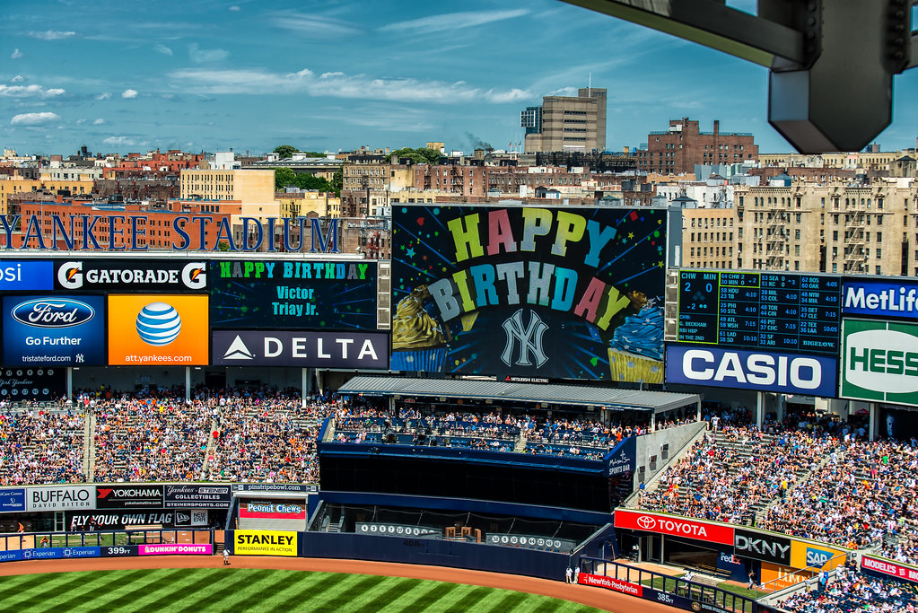 Happy Birthday from the New York Yankees, Yankee Stadium Br…