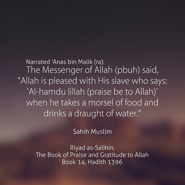 Riyad as-Salihin, The Book of Praise and Gratitude to Allah