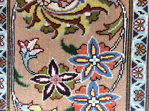 Mashhad 100 Raj 10x14 Samirad Design Silk Base Extremely Fine | by www.tableaurug.com
