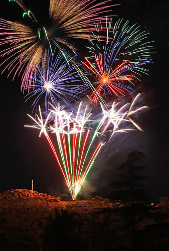 4th of July 2014 by Dave Toussaint Photography, Fireworks from the 4th of July fireworks show at Evergreen Cemetery in Riverside, California.

calif