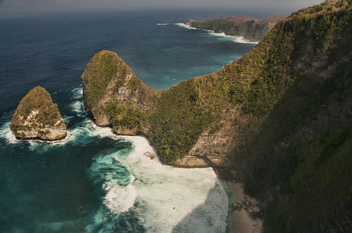 sea cliff indonesia landscape mar nusapenida