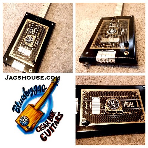 Cigar box guitar by Bluesboy Jag Get yours at http://www.jagshouse.com/cigarboxguitars.html #cbg #cigarboxguitar #blues  #guitar #electricguitar #slideguitar #guitarlessons #guitarplayer #bluesboyjag | by Bluesboy Jag Cigar Box Guitars