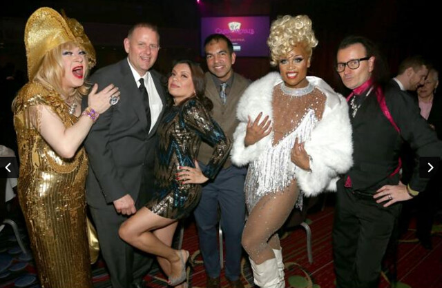 Lady Clover Honey Mike Todd Samara Riviera Anu Singh Peppermint (Agnes Moore) RuPaul's Drag Race (season 9) VH1 TV Ryan Janek Wolowski at The Imperial Court of New York ’s Night of a Thousand Gowns 2017
