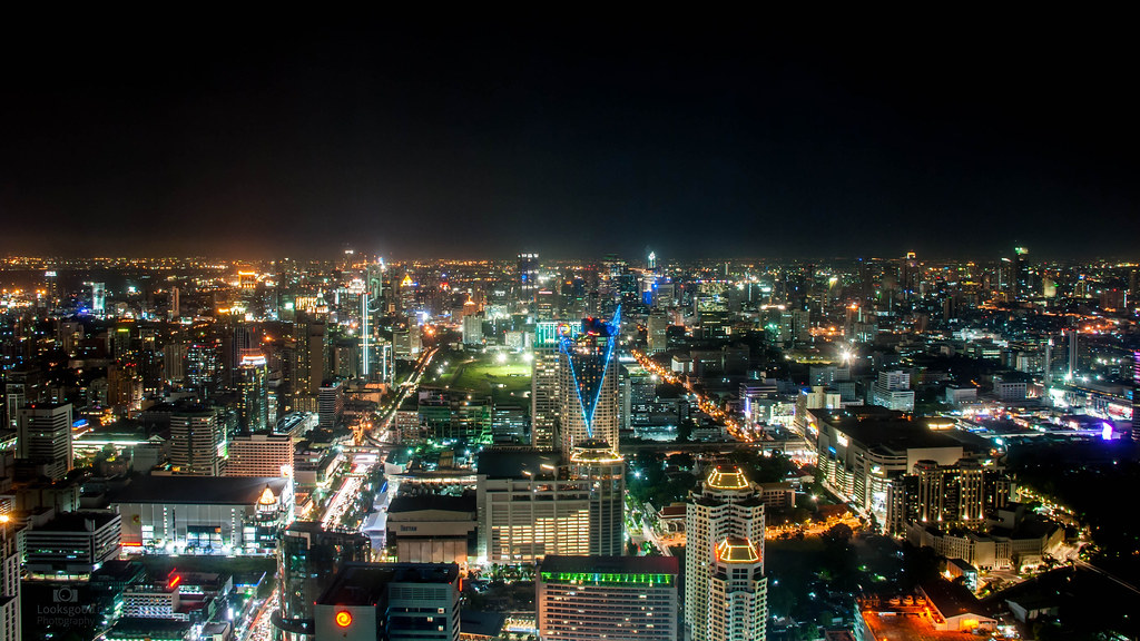 Bangkok Skyline at night 4K Wallpaper / Desktop Background… | Flickr