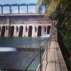Dam path! #krs #cauvery #river #dam #karnataka