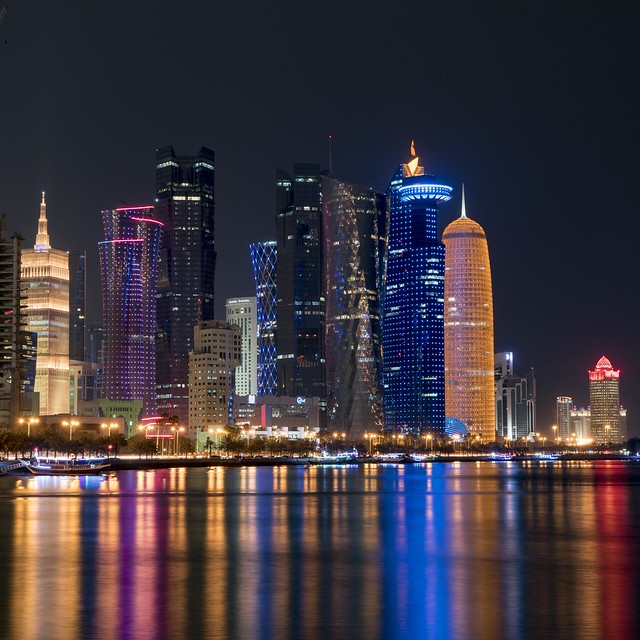 Doha, Qatar. West Bay towers