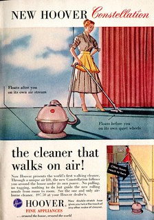 1956 Hoover Constellation Vacuum Cleaner Advertisement Readers Digest July 1956 | by SenseiAlan